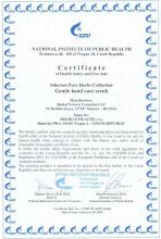 Certificate Siberian Pure Herbs Collection.Sanftes Handpflege-Peeling (Torgon), 75 ml