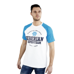 Un t-shirt pour homme Siberian Super Team CLASSIC (couleur blanche, taille M) 106913