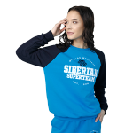 Sweatshirt pour femme Siberian Super Team (couleur: bleu ciel, taille: M) 107026
