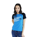 Un t-shirt pour femme Siberian Super Team (couleur bleu-ciel, taille XS)