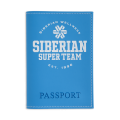Protège passeport Siberian Super Team (coloris: bleu ciel)