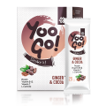 Yoo Go! Shake it! Poudre pour préparation d'une boisson protéinée au cacao et au gingembre avec édulcorant
